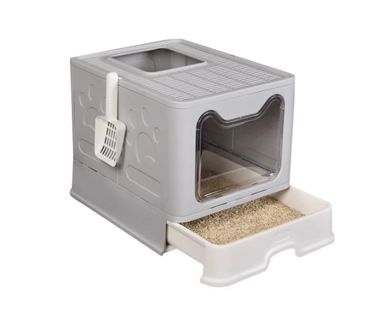 Luxury cat litter box with lid – onepaw